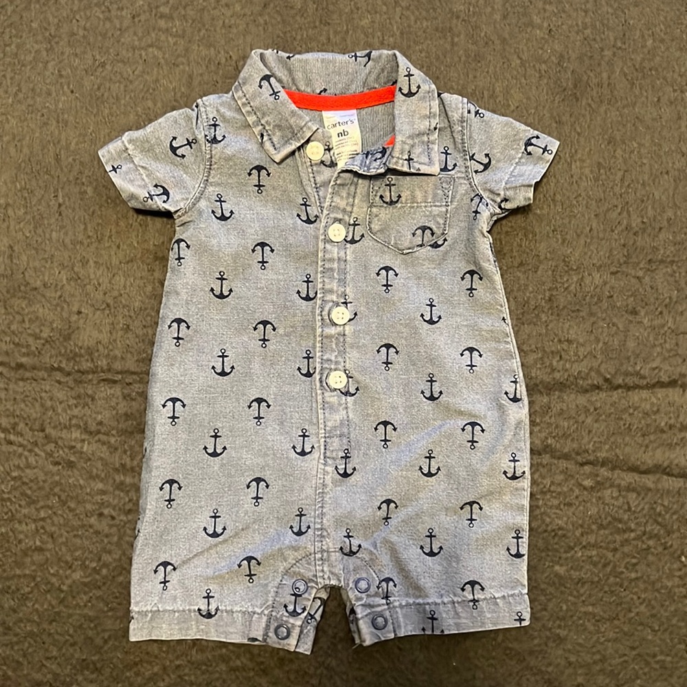 Baby Anchor Romper